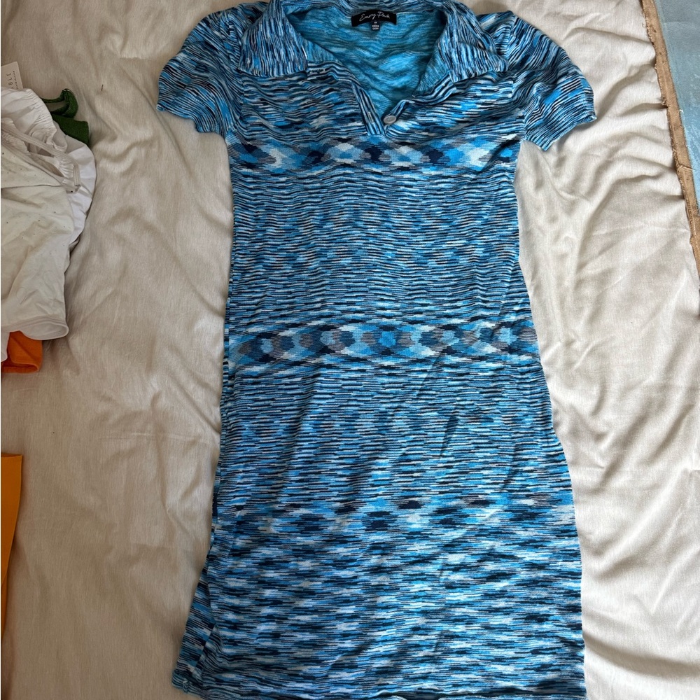 Emory Park Blue Mini Dress